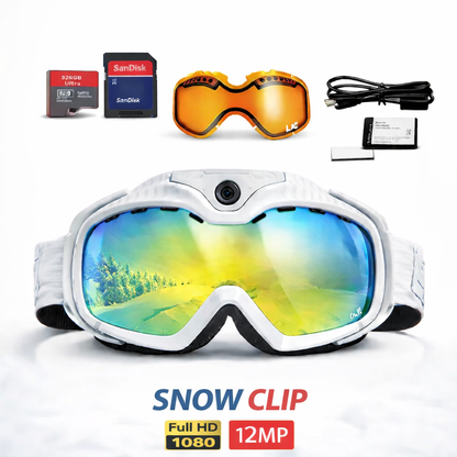 4K UHD Ski Goggles - Snow Clip™